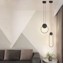 LED-Pendelleuchte Oryna im geometrischen, minimalistischen Design