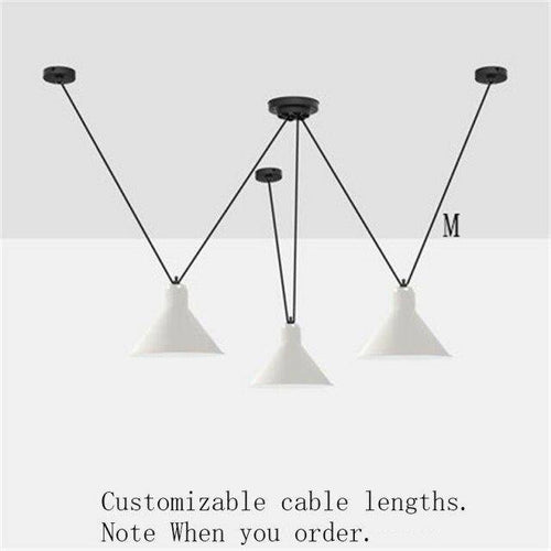 Lustre LED design avec plusieurs lampes suspendues Art