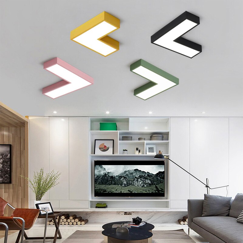 Plafonnier design LED angle droit Arrow - vue 5 sur 13