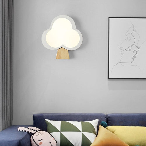 Applique murale moderne en forme d'arbre en bois Ania - vue 4 sur 10