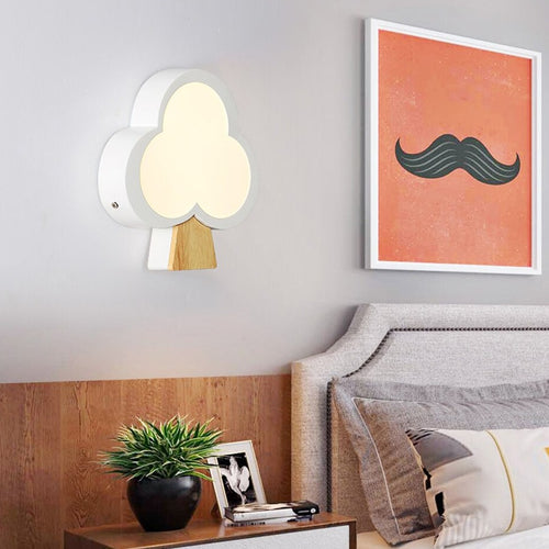 Applique murale moderne en forme d'arbre en bois Ania - vue 8 sur 10