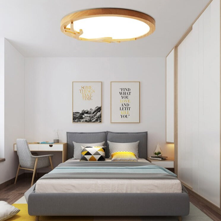 Plafonnier scandinave et rond avec design original Benilde - vue 4 sur 21