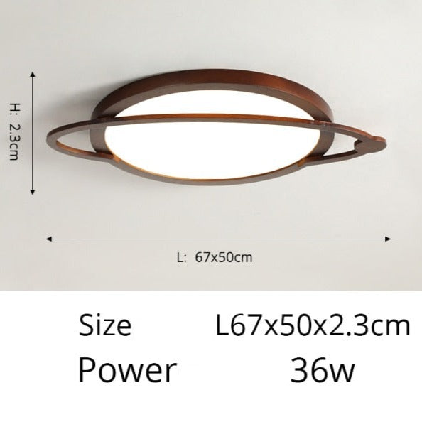 Plafonnier scandinave et rond avec design original Benilde - vue 12 sur 21