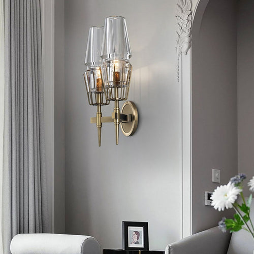 Applique murale vintage style lampe torche moderne Tasnim - vue 6 sur 9