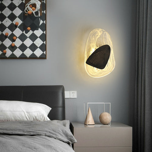 Applique murale moderne LED style pierre précieuse Azahara - vue 4 sur 12
