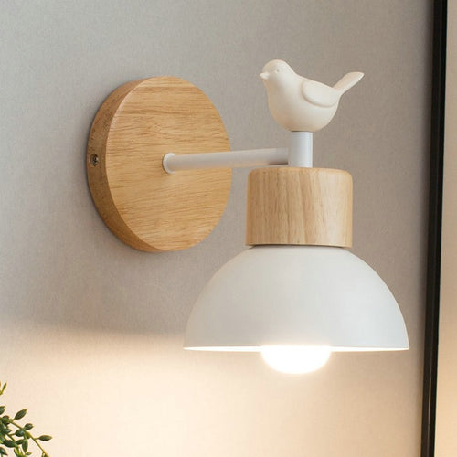 Applique murale scandinave moderne avec oiseaux Birdy - vue 4 sur 8