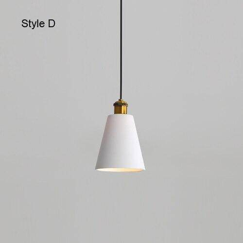 Suspension design à LED en métal avec abat-jour minimaliste Loft - vue 12 sur 25