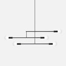 Suspension design à LED en métal avec plusieurs lampes Creative