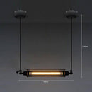 Suspension industrielle LED en métal style Edison