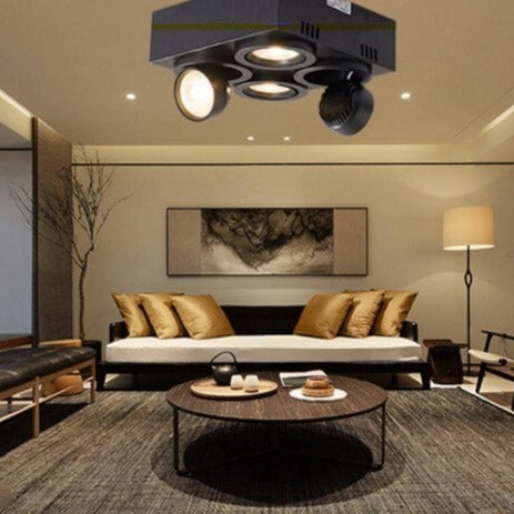 Plafonnier moderne LED amovible et réglable Montaine
