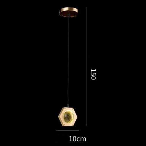Lustre moderne luxe circulaire en cuivre et cristal Pryccilia