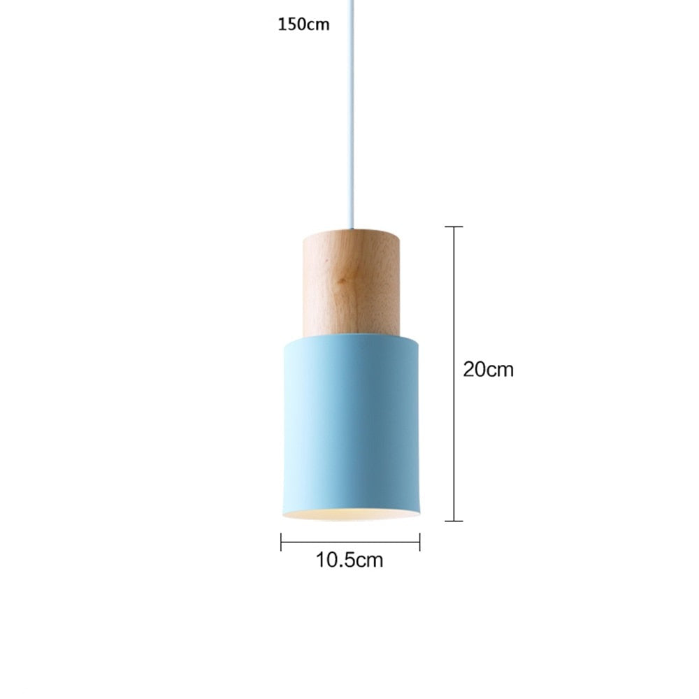Suspension design LED avec abat-jour cylindrique Gemira - vue 10 sur 11