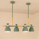 Pendelleuchte mit Spots aus Metall und Holz Wooden (verschiedene Farben)