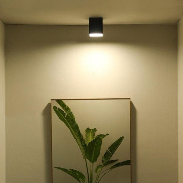 Spot design LED en forme de cube en aluminium Beal - vue 3 sur 10