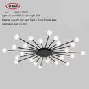 Plafonnier moderne LED en forme de soleil avec perles Janira