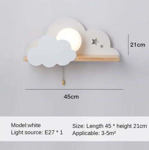Moderne LED-Wandleuchte mit Holzhalterung Lyzia - vue 8 sur 9