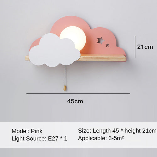 Moderne LED-Wandleuchte mit Holzhalterung Lyzia - vue 10 sur 9