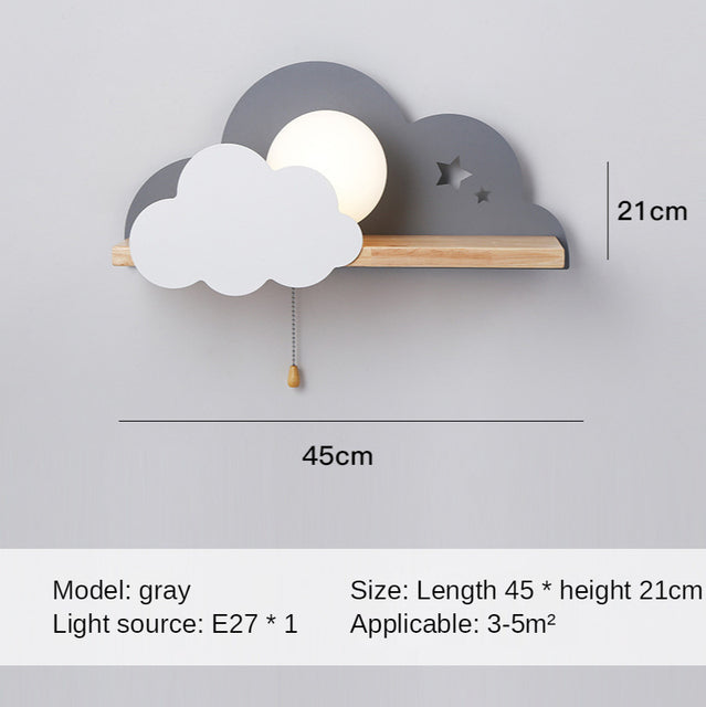 Moderne LED-Wandleuchte mit Holzhalterung Lyzia - vue 8 sur 9
