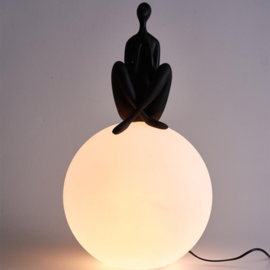 Lampe à poser LED style art déco avec silhouette Bloomie - vue 3 sur 8