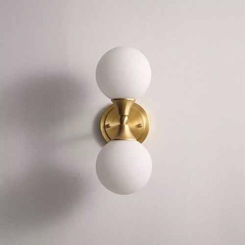 Applique murale LED avec deux boules en verre Delly - vue 7 sur 8