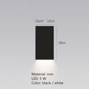 Design-Wandleuchte LED Quadrat oder L-Form Metall Zia