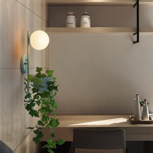 Applique murale moderne LED avec pot de plantes Xenia - vue 11 sur 14