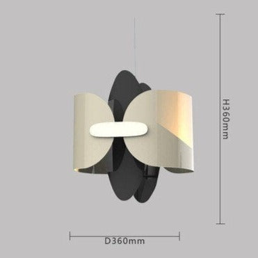 Suspension design en forme de papillon abstrait Kimberly - vue 5 sur 6