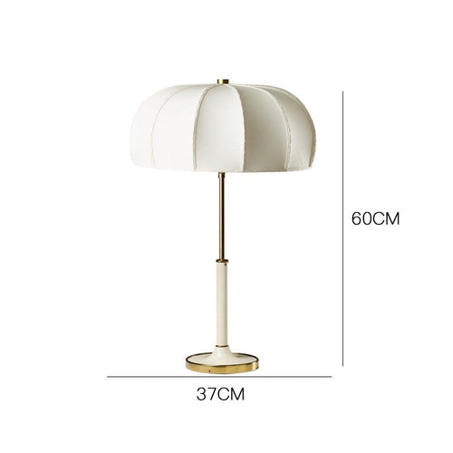 Lampe à poser moderne abat-jour en forme de dome Rita