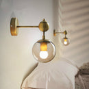 Moderne Wandleuchte aus Rauchglas Shonda