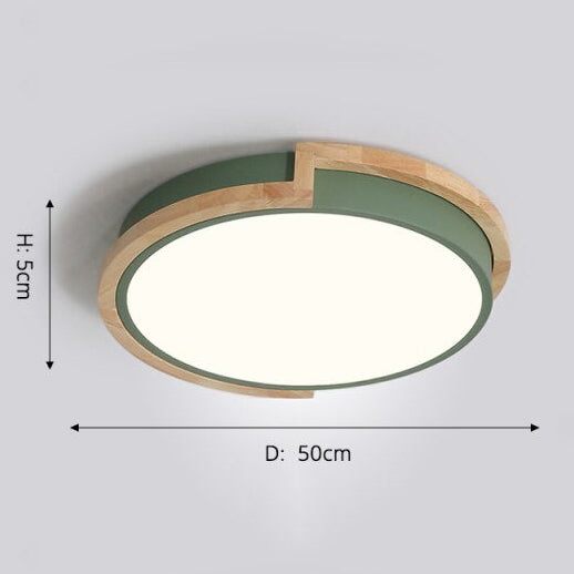 Plafonnier moderne minimaliste rond et lumière dimmable Celeste