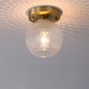Plafonnier moderne avec abat-jour en verre luxury Diara