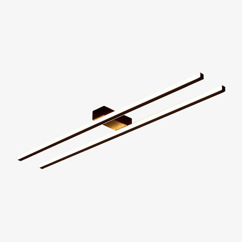 Plafonnier design industriel LED avec barre lumineuse Warren