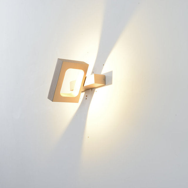 Design-LED-Wandleuchte drehbar aus Metall Havery - vue 3 sur 7