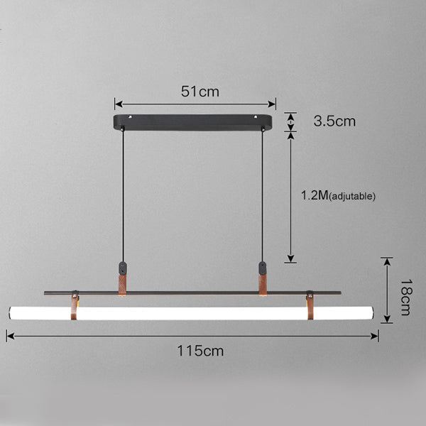 Moderne minimalistische LED-Pendelleuchte Cassy - vue 7 sur 9