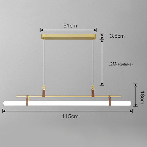 Moderne minimalistische LED-Pendelleuchte Cassy - vue 10 sur 9