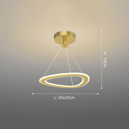 Lustre design LED avec formes irrégulières et originales Cyriac