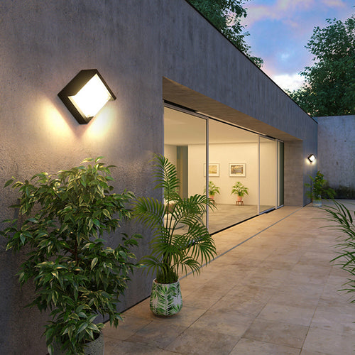 Applique murale design LED résistant à l'humidité Aliénor - vue 7 sur 17