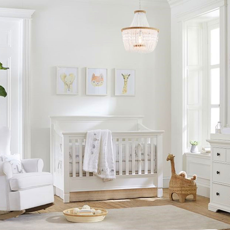 Lustre scandinave style corbeille avec perles enfilées Brunissende - vue 4 sur 13