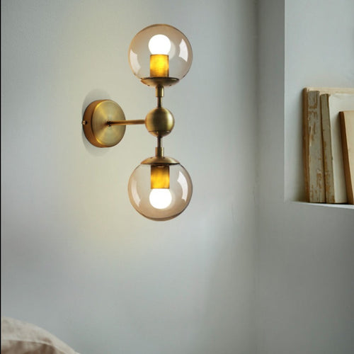 Moderne Wandleuchte aus Rauchglas Shonda - vue 4 sur 8