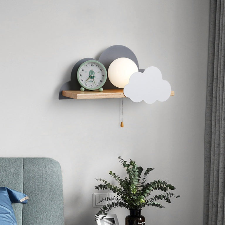 Moderne LED-Wandleuchte mit Holzhalterung Lyzia - vue 2 sur 9