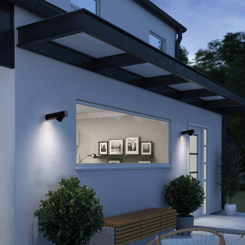 Applique murale design LED cylindrique en métal Zion - vue 3 sur 9