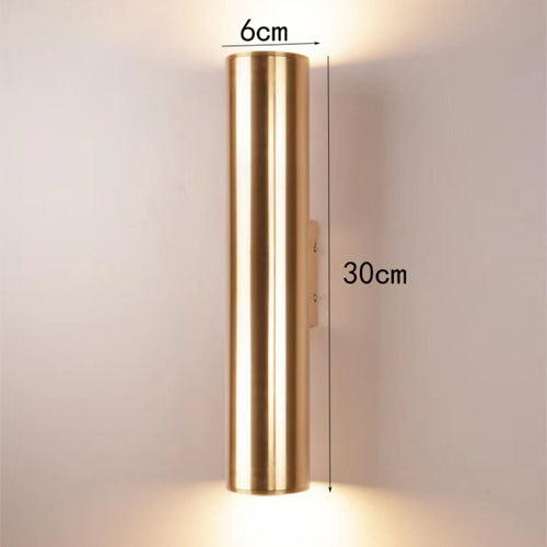 Applique murale design LED cylindrique en métal Zion - vue 10 sur 9