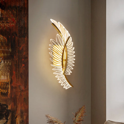 Applique murale moderne avec deux ailes lumineuses Kylian - vue 6 sur 10
