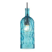 Suspension LED en verre moderne