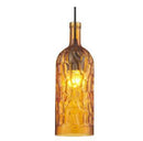 Suspension LED en verre moderne