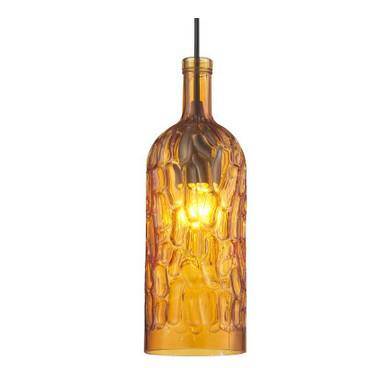 Suspension LED en verre moderne