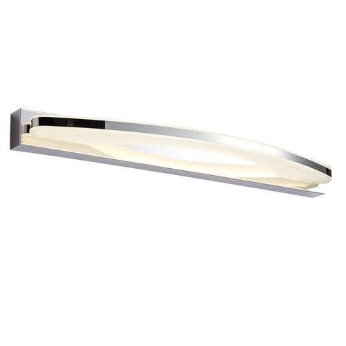 LED-Wandleuchte für Spiegel und Bad, rund und verchromt - vue 4 sur 4