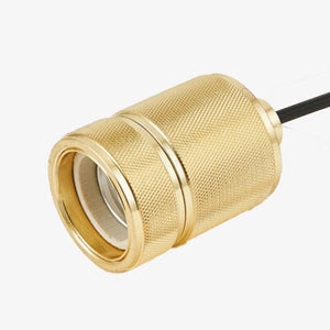 LED-Design-Pendelleuchte Zylinder Gold Metall