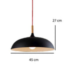 Suspension en bois et aluminium Coffee