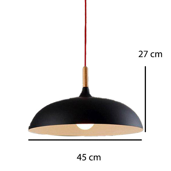 Suspension en bois et aluminium Coffee